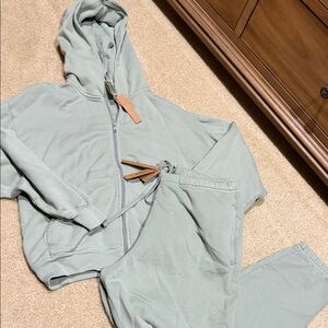 SKIMS Sage Green Jumpsuit